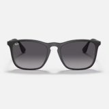 Lentes de sol RayBan RB4187 Chris Negro mate Gris degrade/ UNISEX